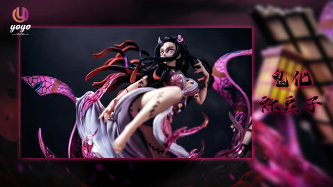 [YOYO-Studios] Demon Slayer: Kimetsu no Yaiba Resin Statue Scale Nezuko Fully Awakened Form & Crying Little Nezuko