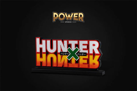 [Power Studio] HUNTER X HUNTER Resin Statue - WCF Scale Isaac Netero's Nen & Logo Stand