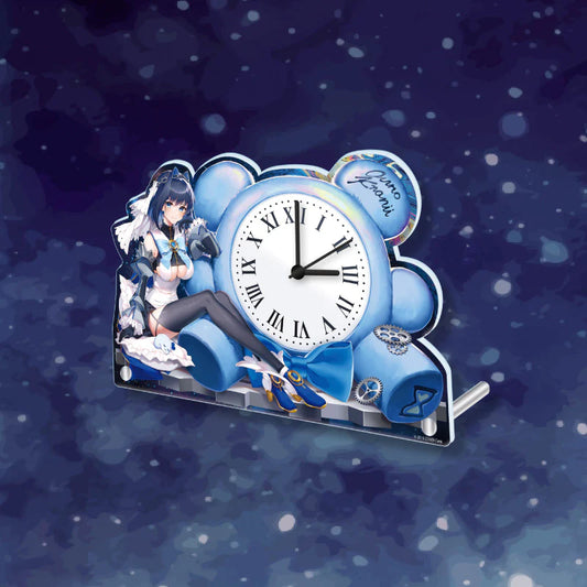 "Ouro Kronii Birthday Celebration 2023" Eternity Acrylic Clock - TinyTokyoToys