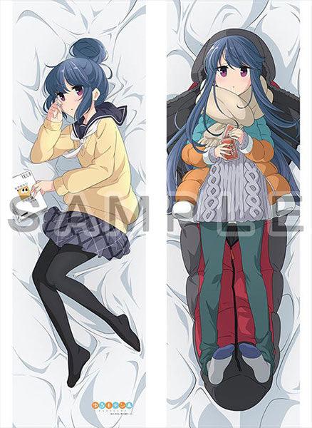 [Curtain Damashii] Yuru Camp New Illustration Hugging Pillow Cover (Rin) 2WAY Tricot