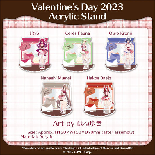 "hololive English Valentine's Day 2023" Acrylic Stand - Project:HOPE / Council - TinyTokyoToys