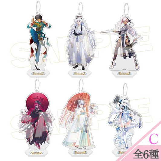 Fate/Grand Order Fes. 2022 ～7th Anniversary～ Illustration by Servant Acrylic Mascot C (6 types in total) - TinyTokyoToys