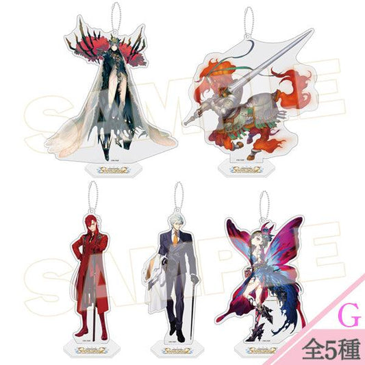 Fate/Grand Order Fes. 2022 ～7th Anniversary～ Illustration by Servant Acrylic Mascot G (5 types in total) - TinyTokyoToys