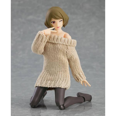 [Max Factory] Figma 574: Original Character - Chiaki - Off-shoulder sweater dress