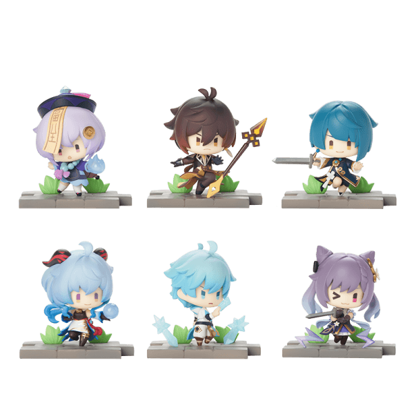 [miHoYo] Genshin Impact: Heroes of the Battlefield - Collection Figure Set 6pack box (REISSUE)