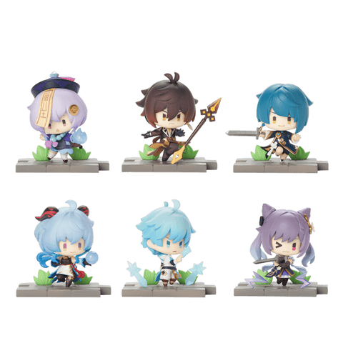 [miHoYo] Genshin Impact: Heroes of the Battlefield - Collection Figure Set 6pack box (REISSUE)