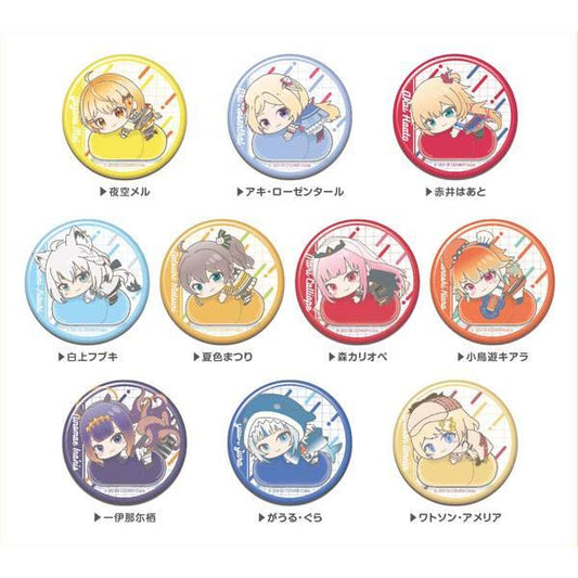 [Bandai] Hololive: Hug Meets B Box - Can Badge (10 Packs/Box) - TinyTokyoToys