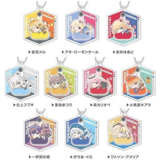 [Bandai] Hololive: Hug Meets B Box - PuraPura Acrylic Keychain (10 Packs/Box) - TinyTokyoToys