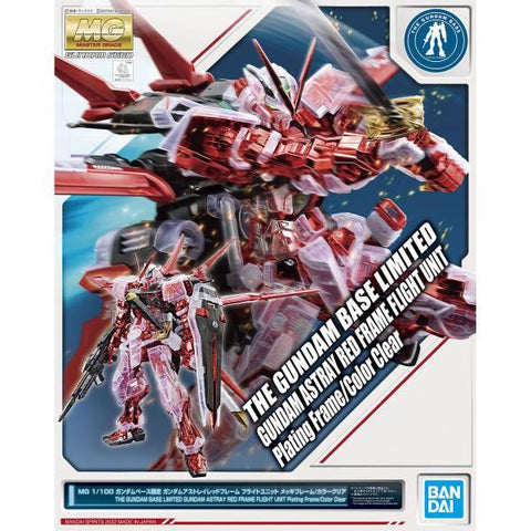 [Bandai] MG 1/100: Mobile Suit Gundam - MBF-P02 Gundam Astray Red Frame (Plating Frame, Clear Color ver.) GUNDAM BASE LIMITED