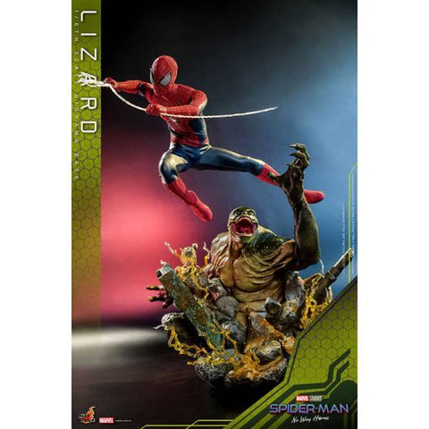 [Hot Toys] Movie Masterpiece: The Amazing Spider-Man 2 - The Amazing Spider-Man & Lizard (Diorama Base) Set
