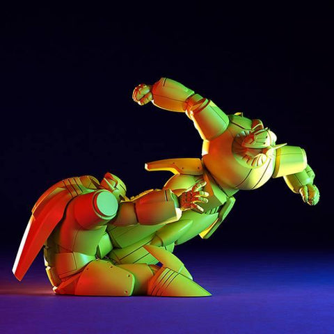 [Good Smile Company] PLAMAX MF-65: Minimum factory Gunbuster Super Inazuma Kick - RX-7 Inazuma Kick Effect Color Ver.