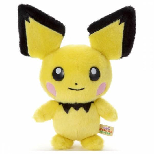 [Takaratomy] Pokemon Plush: Kimi Ni Kimeta - Pichu - TinyTokyoToys