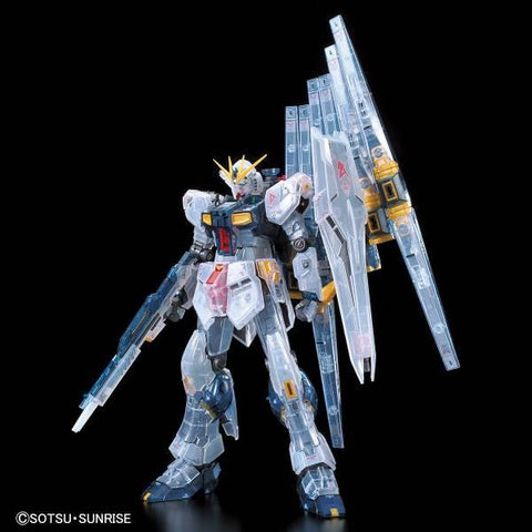 [1/144 RE-RG / Bandai] RG 1/144 ν Gundam Clear Color GUNDAM BASE Limited Edition